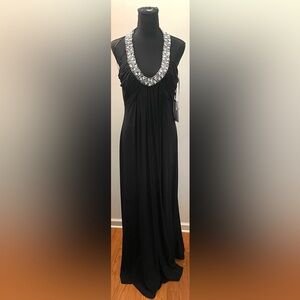 JS Boutique- Elegant Black Dress size‎ 12